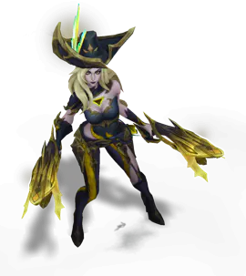 Cursed Ruined Miss Fortune chroma