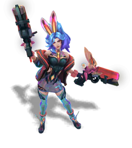 Ruby Battle Bunny Miss Fortune chroma
