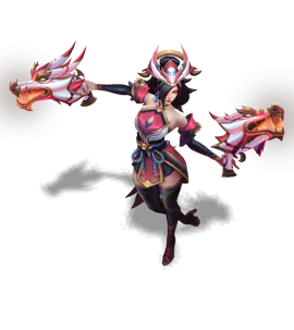 Ruby Porcelain Miss Fortune chroma