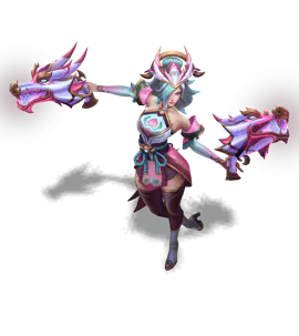 Rose Quartz Porcelain Miss Fortune chroma