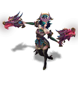 Obsidian Porcelain Miss Fortune chroma