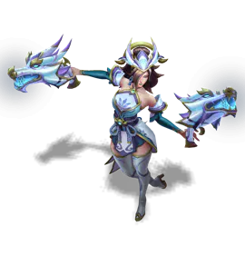 Pearl Porcelain Miss Fortune chroma