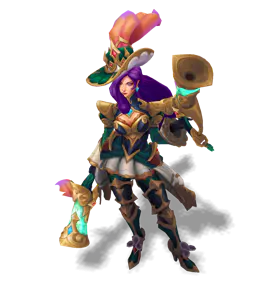 Emerald Battle Queen Miss Fortune chroma