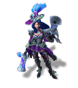 Tanzanite Battle Queen Miss Fortune chroma
