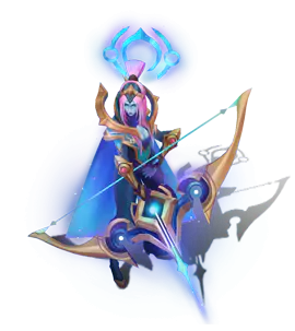 Sapphire Cosmic Queen Ashe chroma