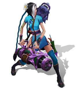Aquamarine Firecracker Jinx chroma