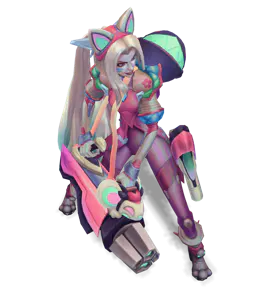 Rose Quartz Battle Cat Jinx chroma