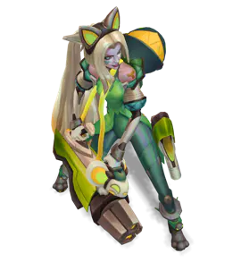 Emerald Battle Cat Jinx chroma