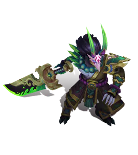 Emerald Blood Moon Tryndamere chroma