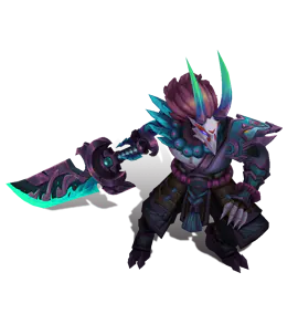 Obsidian Blood Moon Tryndamere chroma