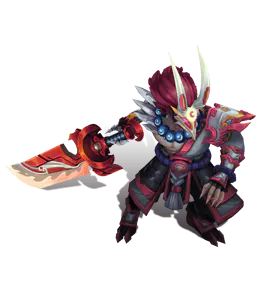 Ruby Blood Moon Tryndamere chroma