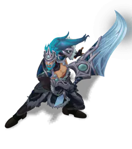 Platinum Victorious Tryndamere chroma