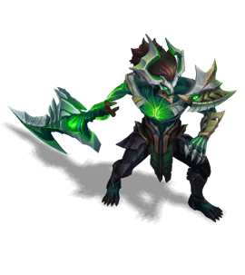 Emerald Visions of the Fallen Tryndamere chroma