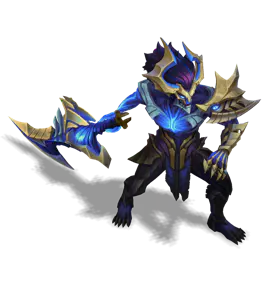 Sapphire Visions of the Fallen Tryndamere chroma