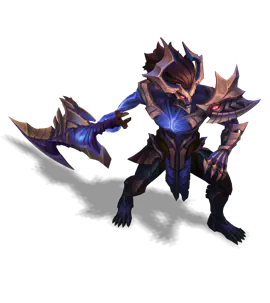 Obsidian Visions of the Fallen Tryndamere chroma