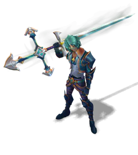 Turquoise King Viego chroma