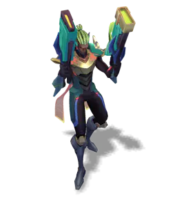 Turquoise Strike Paladin Lucian chroma