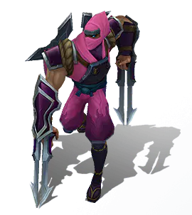 Rose Quartz Shockblade Zed chroma