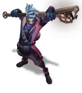 Rose Quartz Arcane Firelight Ekko chroma