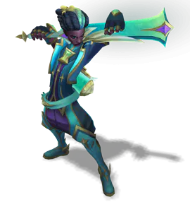 Turquoise Star Guardian Ekko chroma