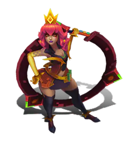 Ruby Battle Boss Qiyana chroma