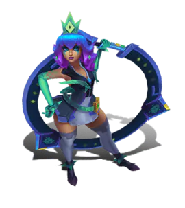 Sapphire Battle Boss Qiyana chroma