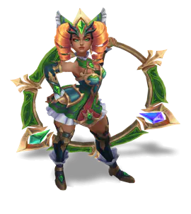 Emerald Battle Queen Qiyana chroma