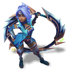 Aquamarine Shockblade Qiyana chroma