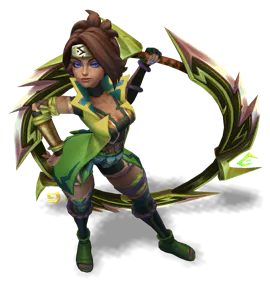 Emerald Shockblade Qiyana chroma