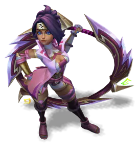 Rose Quartz Shockblade Qiyana chroma