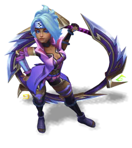 Amethyst Shockblade Qiyana chroma