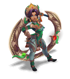 Emerald Lunar Empress Qiyana chroma