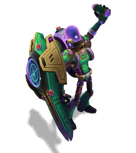Emerald Astronaut Singed chroma