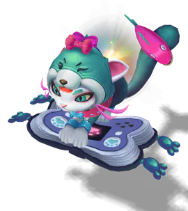 Turquoise Shiba Yuumi chroma