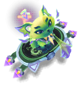 Emerald Cyber Cat Yuumi chroma