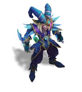 Sapphire Arcanist Shaco chroma