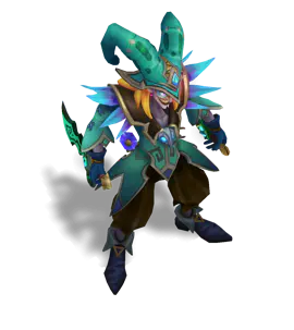 Turquoise Arcanist Shaco chroma