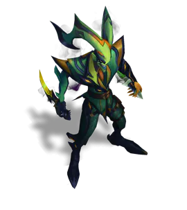 Emerald Crime City Nightmare Shaco chroma