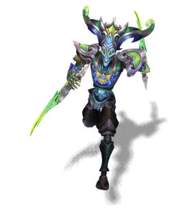 Emerald Winterblessed Shaco chroma