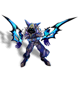 Sapphire Soul Fighter Shaco chroma