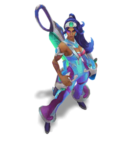 Aquamarine Space Groove Samira chroma