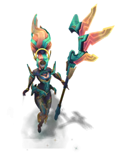 Turquoise Cyber Halo Janna chroma