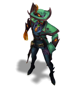 Emerald Crime City Nightmare Twisted Fate chroma