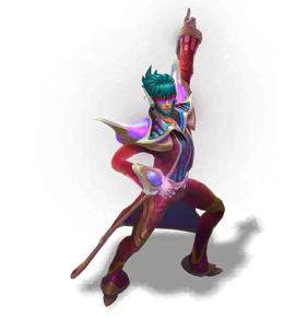 Ruby Space Groove Twisted Fate chroma