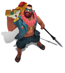 Obsidian Pool Party Gangplank chroma
