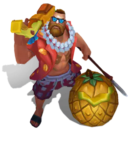 Ruby Pool Party Gangplank chroma