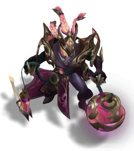 Rose Quartz Steel Dragon Thresh chroma