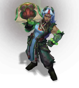 Emerald Snow Moon Illaoi chroma