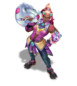 Rose Quartz Battle Bear Illaoi chroma