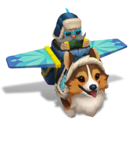 Aquamarine Corgi Corki chroma